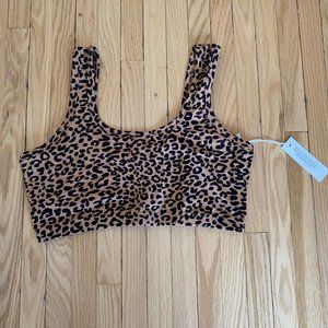 ARQ Leopard Print Bra - size Large